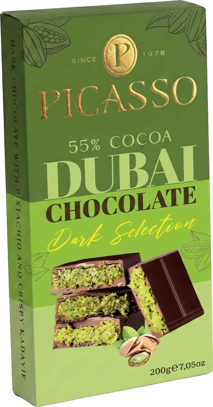 Picasso %55 Bitter — Dubai çikolata · 200 g