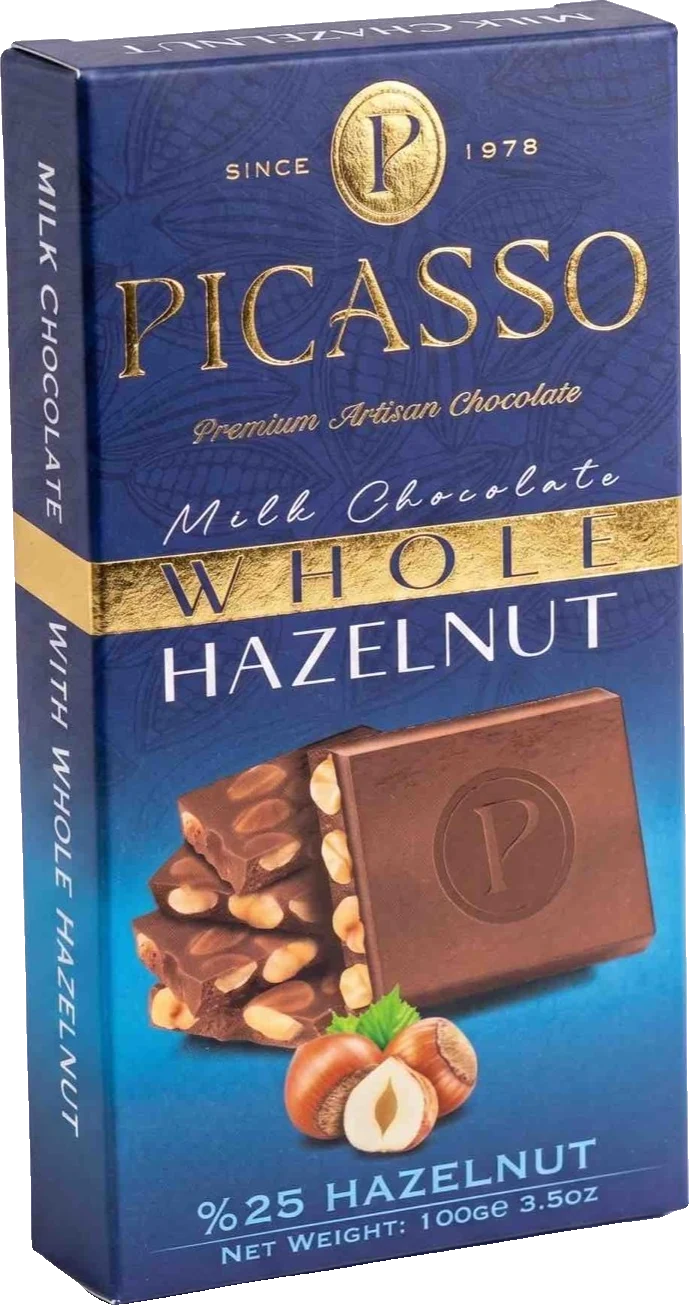 Picasso Bütün Fındıklı Sütlü — Çikolata · 100 g