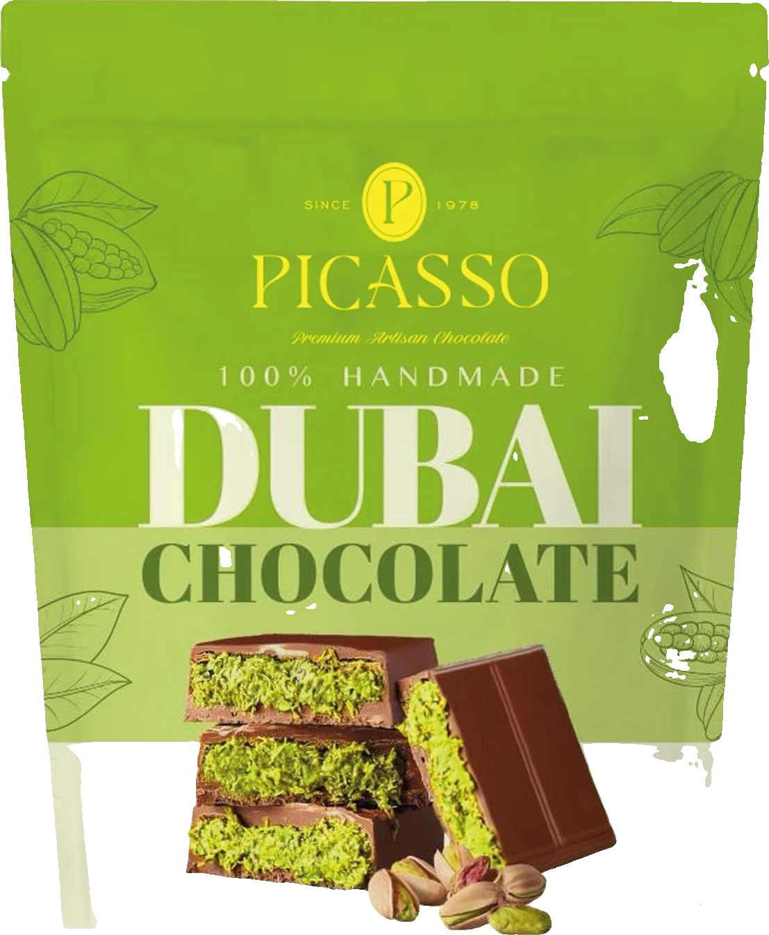 Picasso Antep Fıstıklı ve Kadayıflı — Dubai Style sütlü · 300 g