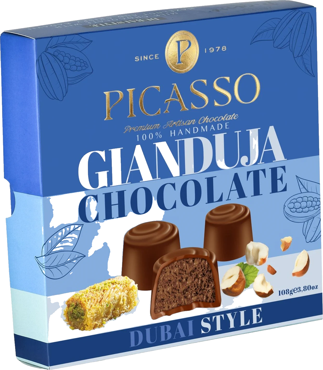 Picasso Fındıklı Hediyelik — Dubai çikolata · 108 g
