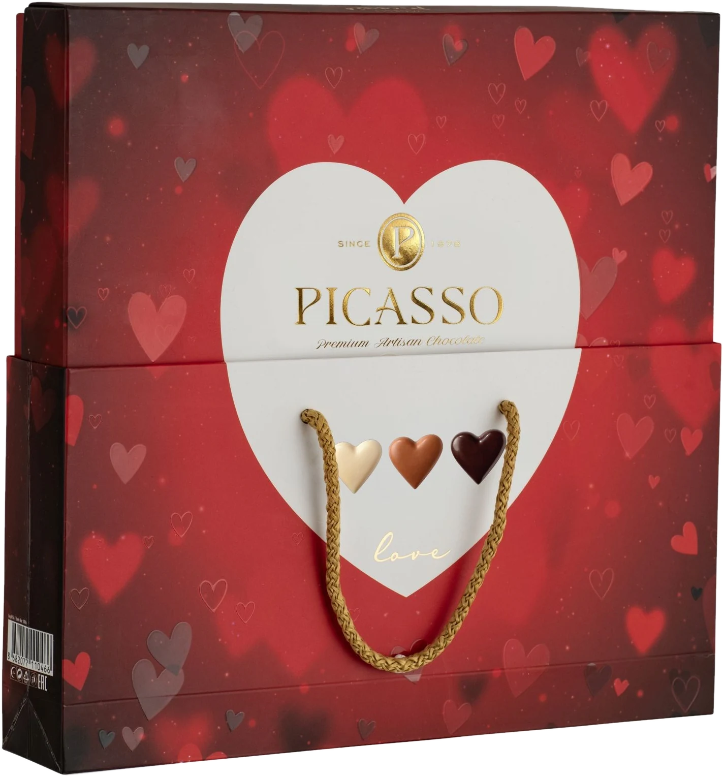 Picasso Kalp Kutu — Hediyelik pralin · 200 g