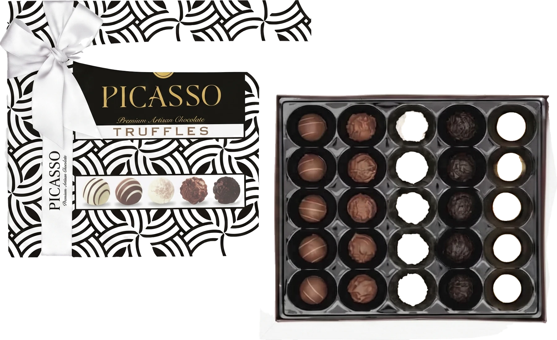 Picasso Truffle Beyaz — Truf çikolata · 320 g