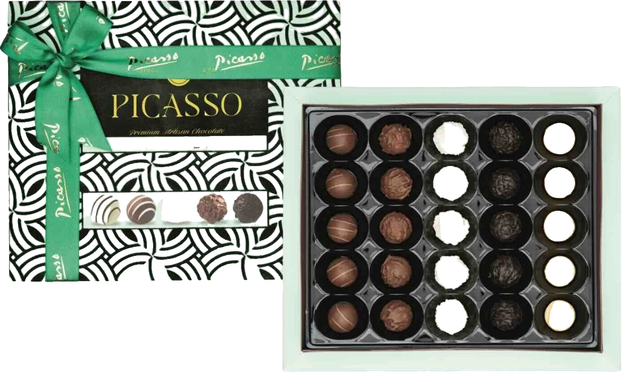 Picasso Truffle Yeşil — Truf çikolata · 320 g